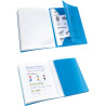 Piqûre 96 pages avec 2 rabats, format 24x32 cm, seyès 90g, couverture