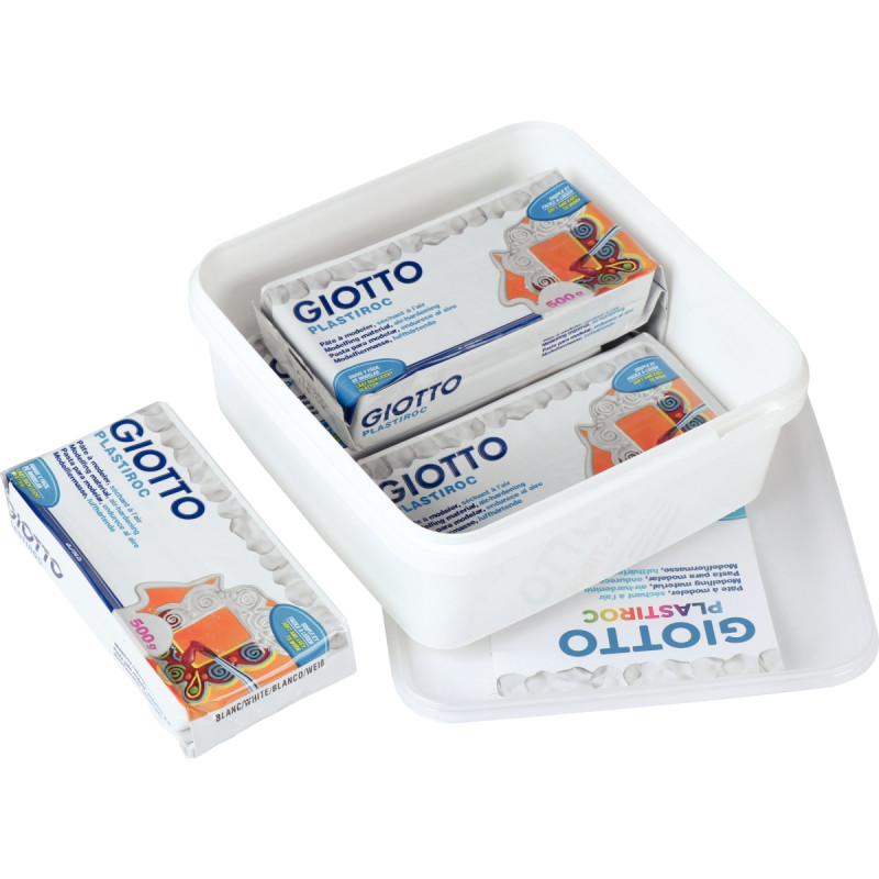 Pack de 4 pains de 500 grammes de pâte à modeler autodurcissante Plast
