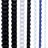 Boîte de 100 reliures plastiques couleur Ø 8mm blanc