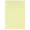 Feuillets mobiles 100 pages 80g, format A4, seyès jaune