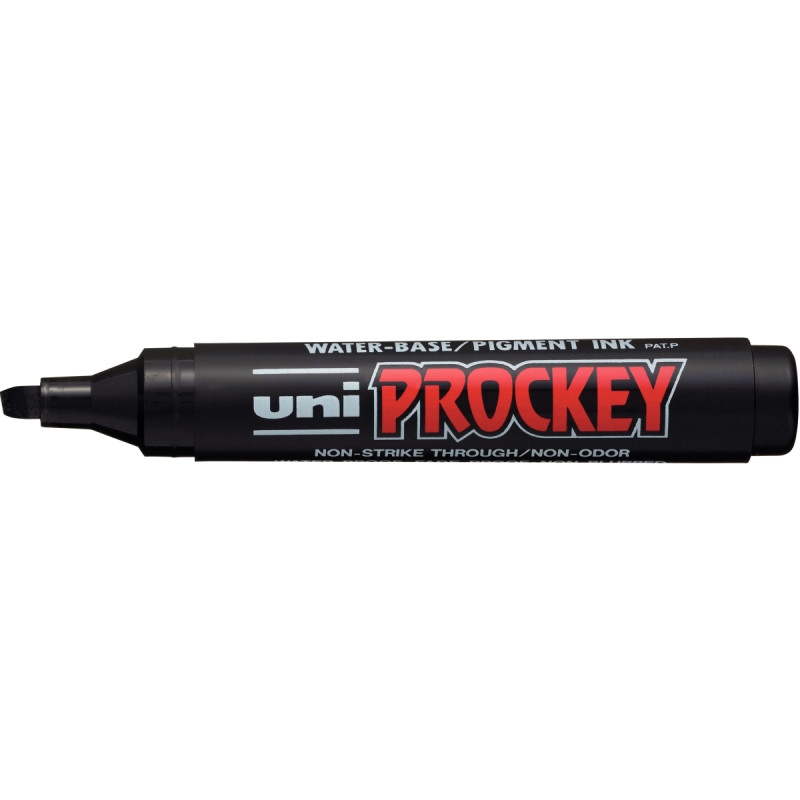 Marqueur Prockey pointe pointe large biseautée noir