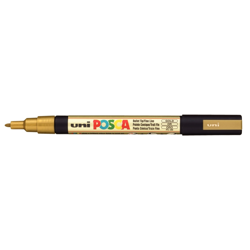 Marqueur Posca pointe fine ogive or