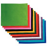 Paquet de 12 coupons de feutrine non adhésive, format 20 x 30 cm color
