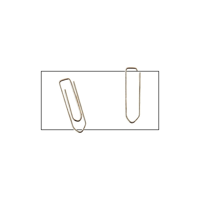 Boîte de 100 trombones 32mm bout chevron