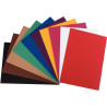 Paquet de 10 feuilles de carton ondulé coloris assortis format 25 x 35