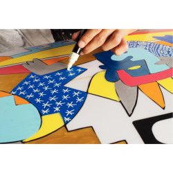 Pochette de 8 marqueurs Posca pointe moyenne ogive assortis