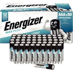 Paquet 50 piles 1,5V Max Plus AAA / LR03
