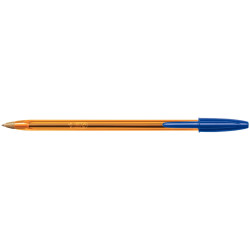 Blister de 4 stylos bille Cristal pointe fine bleus