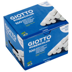 Boîte de 100 craies Robercolor blanc