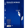 Feuillets mobiles 100 pages 90g, format A4, quadrillé 5x5 blanc