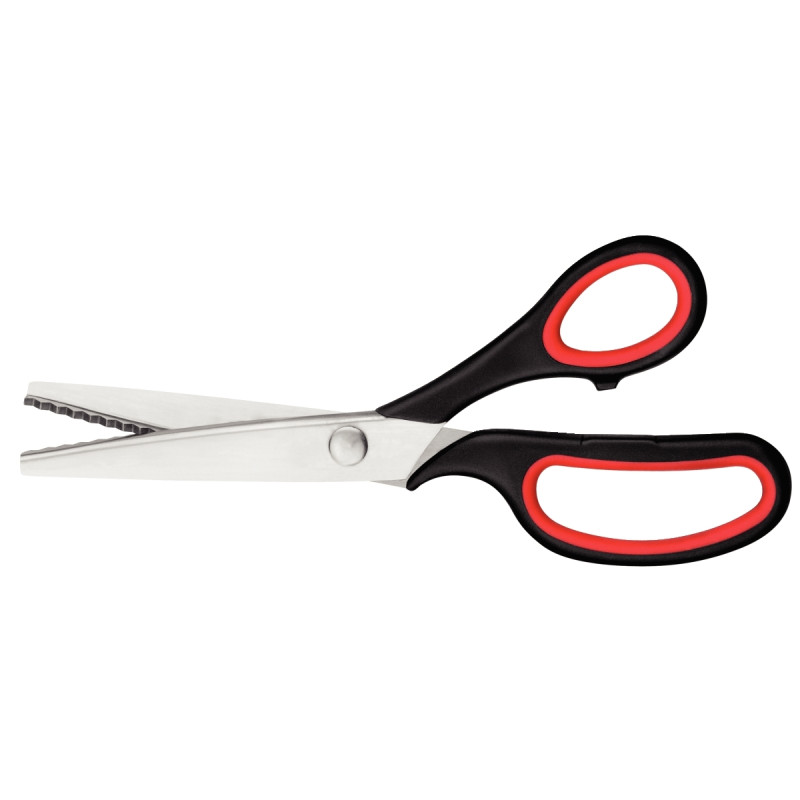 Blister ciseaux à cranter 14 dents 23cm