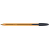 Boîte de 4 stylos bille Cristal pointe fine noirs