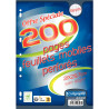 Feuillets mobiles 200 pages 90g, format A4, seyès blanc
