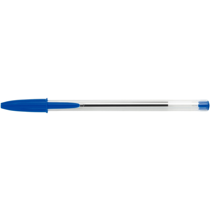 Stylo bille Cristal pointe moyenne bleu
