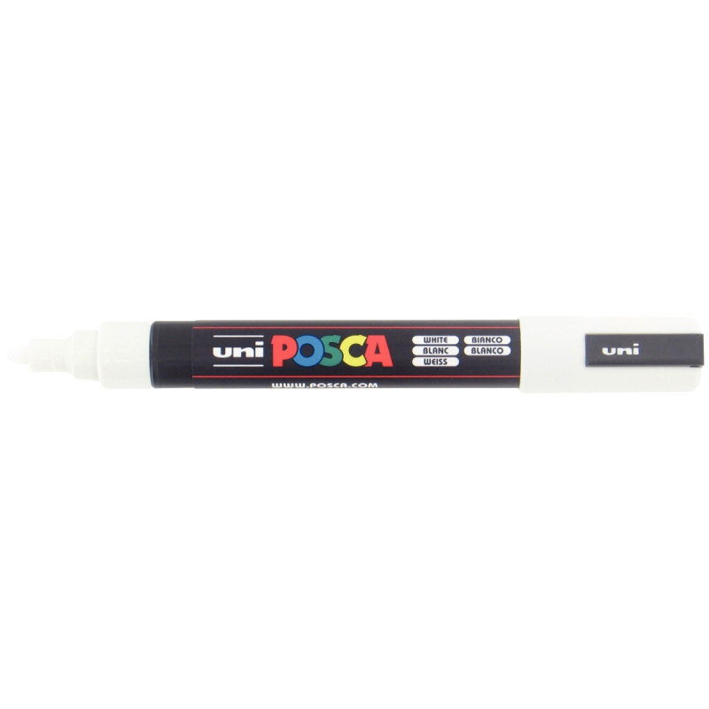Marqueur Posca pointe moyenne ogive blanc