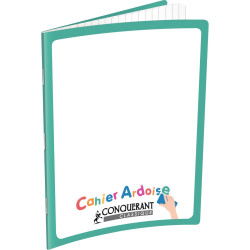 Cahier ardoise 48 pages CONQUERANT, 17x22 cm, seyès 90g
