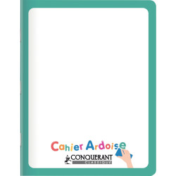 Cahier ardoise 48 pages CONQUERANT, 17x22 cm, seyès 90g