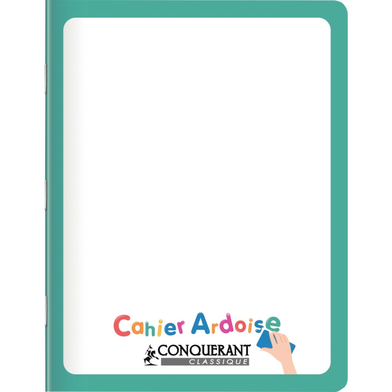 Cahier ardoise 48 pages CONQUERANT, 17x22 cm, seyès 90g
