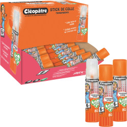 Pack de 96 bâtons de colle transparente Adhésive