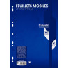 Feuillets mobiles 100 pages 90g, format A4, seyès blanc