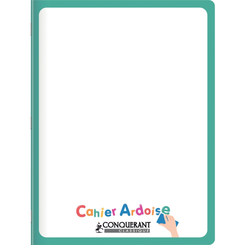 Cahier ardoise 48 pages CONQUERANT, 24x32 cm, seyès 90g