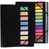 Trieur en polypropylène COLOR FRESH 12 compartiments, coloris noir