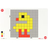 Boite de 240 mini cubes 3D 1 cm + 25 fiches