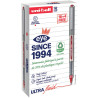 Boîte de 20 rollers UB157E pointe moyenne rouges dont 4 gratuits