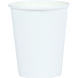 Sac de 50 gobelets en carton blanc 20cl