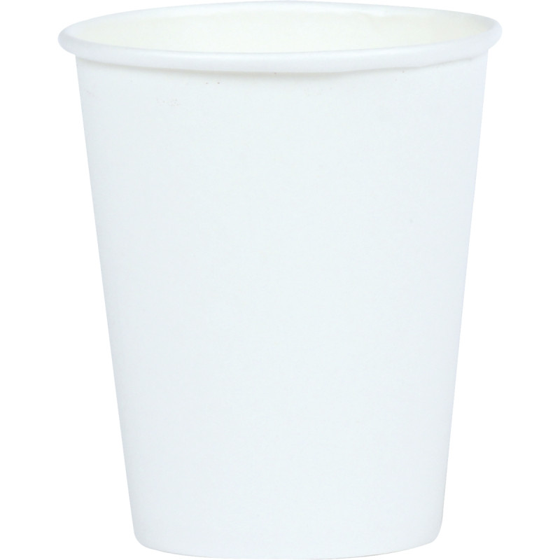 Sac de 50 gobelets en carton blanc 20cl