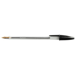 Stylo bille Cristal pointe moyenne noir