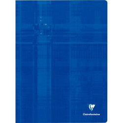 Piqûre 96 pages CLAIREFONTAINE, format 24x32 cm, seyès, papier 90g