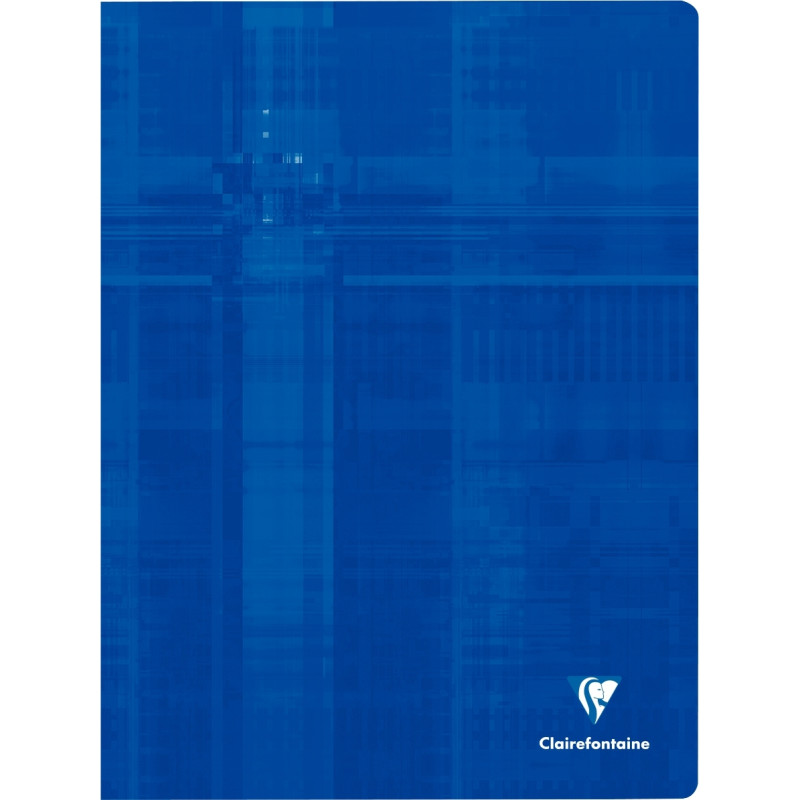 Piqûre 96 pages CLAIREFONTAINE, format 24x32 cm, seyès, papier 90g