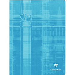 Piqûre 96 pages CLAIREFONTAINE, format 24x32 cm, seyès, papier 90g