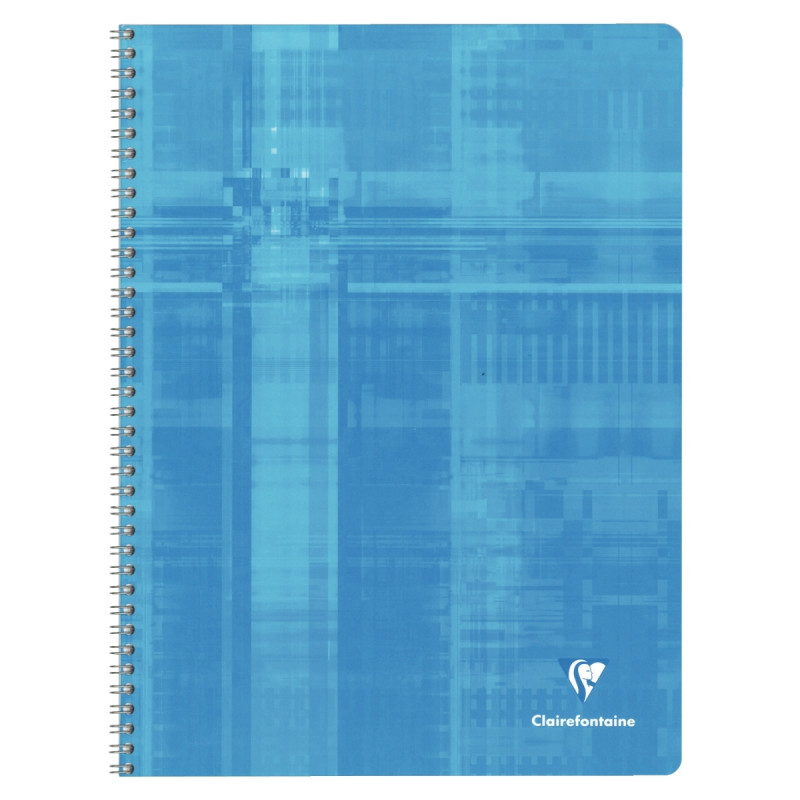 Reliure intégrale 180 pages CLAIREFONTAINE, format 17x22 cm, quadrillé