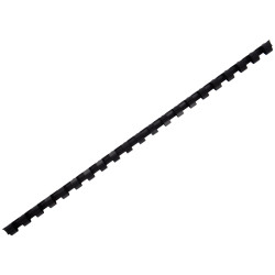 Boîte de 100 reliures plastiques couleur Ø 10mm noir