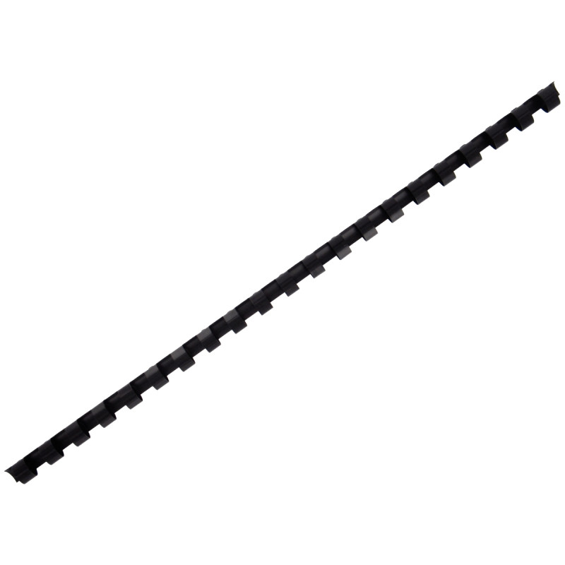Boîte de 100 reliures plastiques couleur Ø 10mm noir