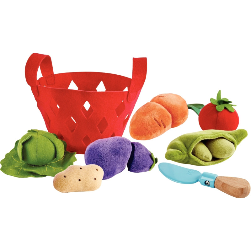 Panier de légumes en tissu