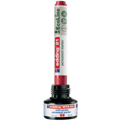 Flacon recharge marqueur permanent rouge