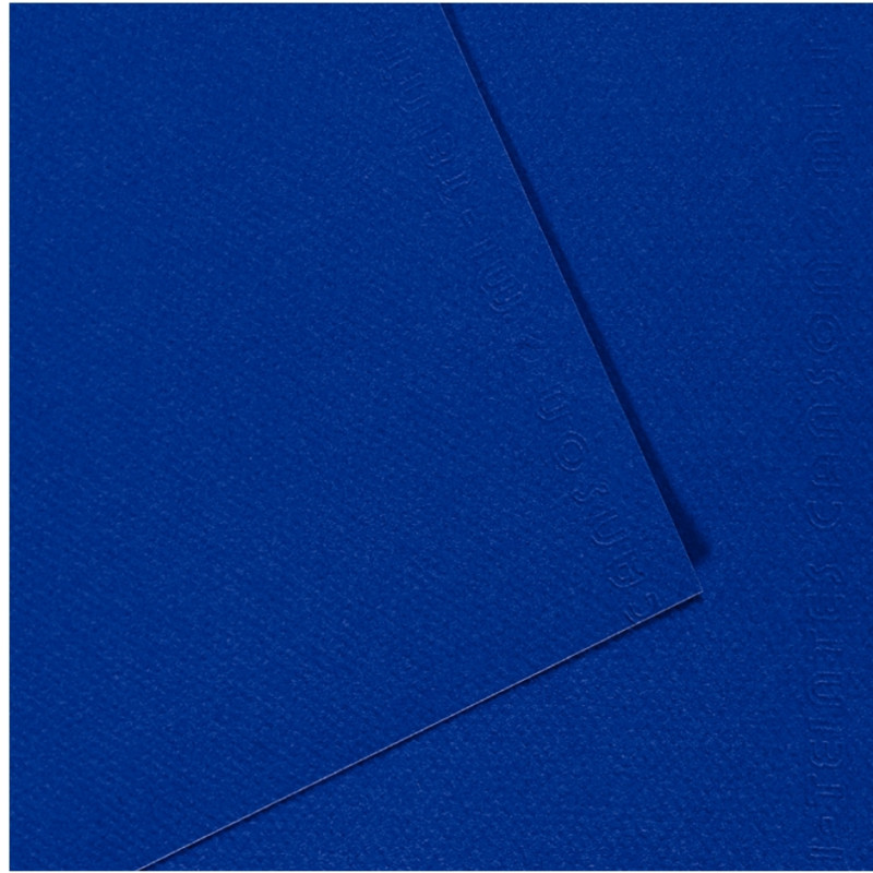 Paquet de 10 feuilles mi-teinte format 50x65cm outremer