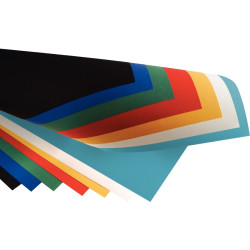 Paquet de 10 feuilles mi-teinte format 50x65cm outremer