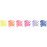 Pochette de 6 feutres Flair pastels