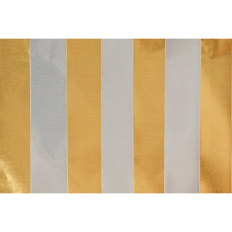 Pochette de 12 feuilles de métal à repousser en aluminium format 21 x