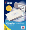 Boîte de 100 étiquettes multi-usages blanches 210x297mm