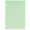 Feuillets mobiles 100 pages 80g, format A4, seyès vert