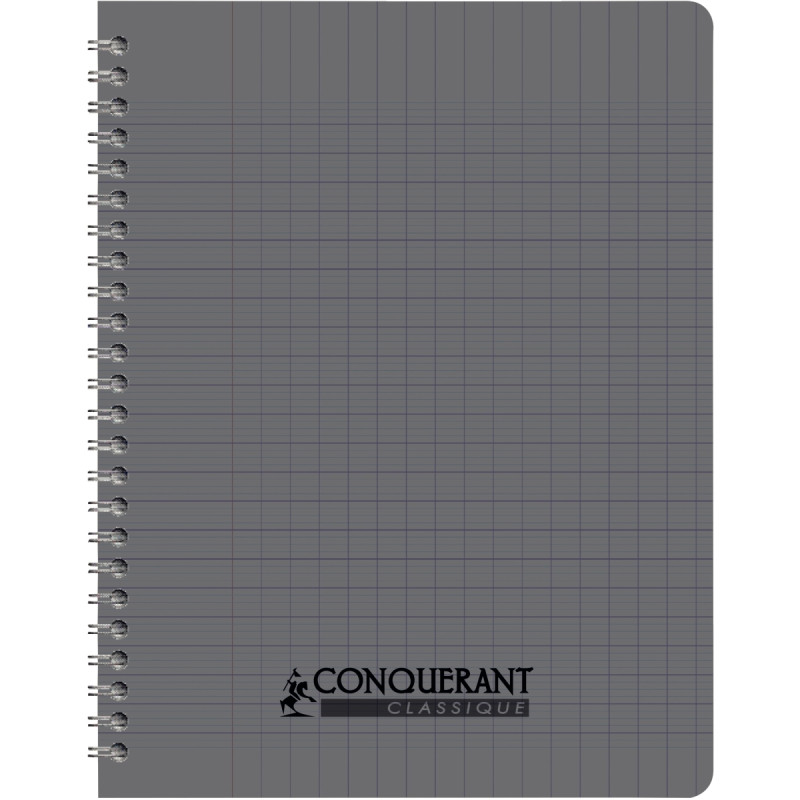 Reliure intégrale 180 pages CONQUERANT, A4, seyès, couverture polyprop