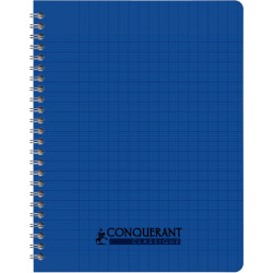 Reliure intégrale 180 pages CONQUERANT, A4, seyès, couverture polyprop