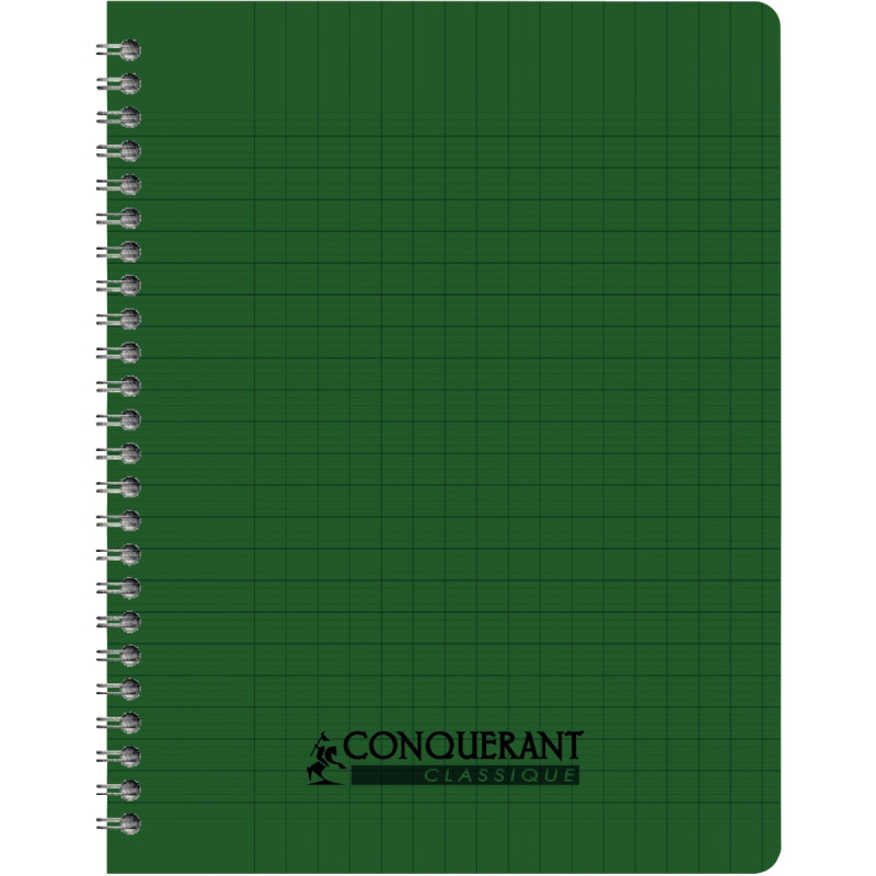 Reliure intégrale 180 pages CONQUERANT, A4, seyès, couverture polyprop