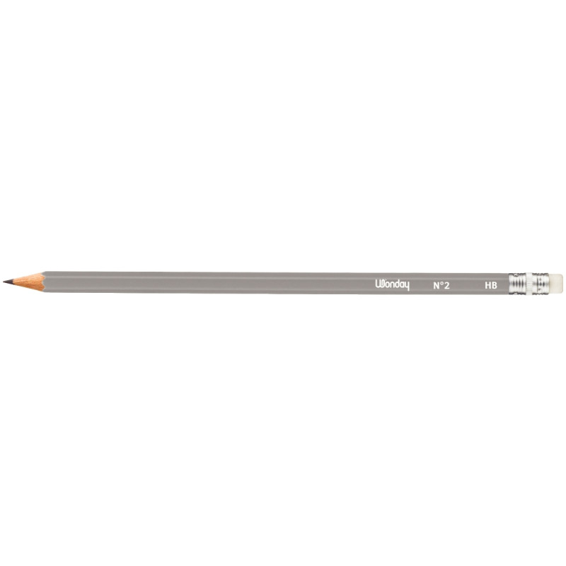Boîte de 12 crayons graphite standard HB bout gomme