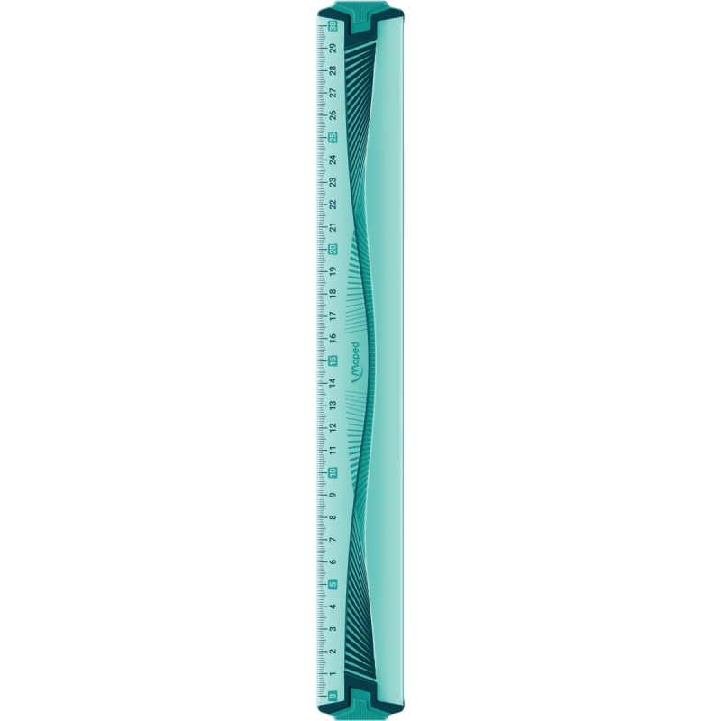Blister règle plate 30cm incassable